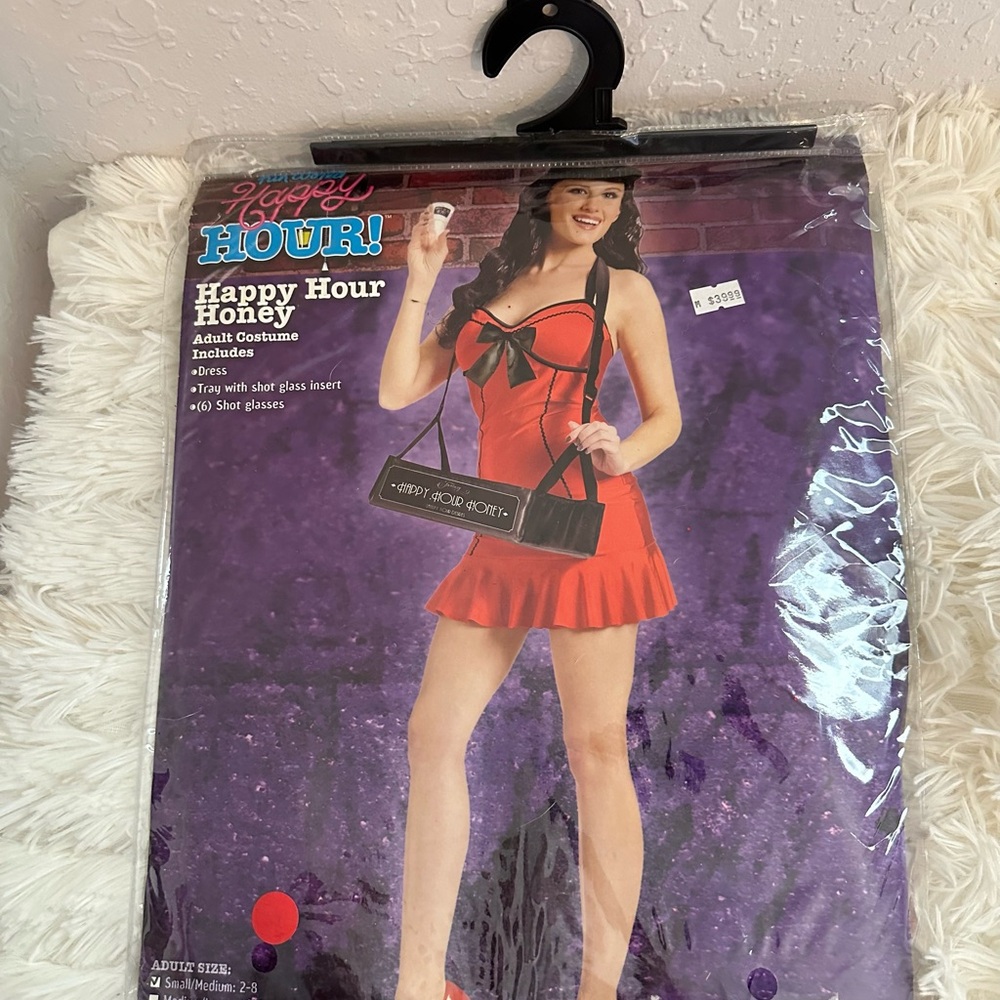 Vibrant Red Happy Hour Honey Costume
